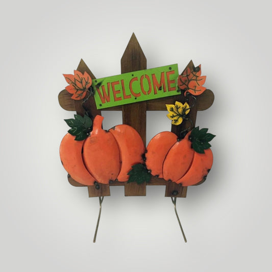Cerca Calabaza Welcome