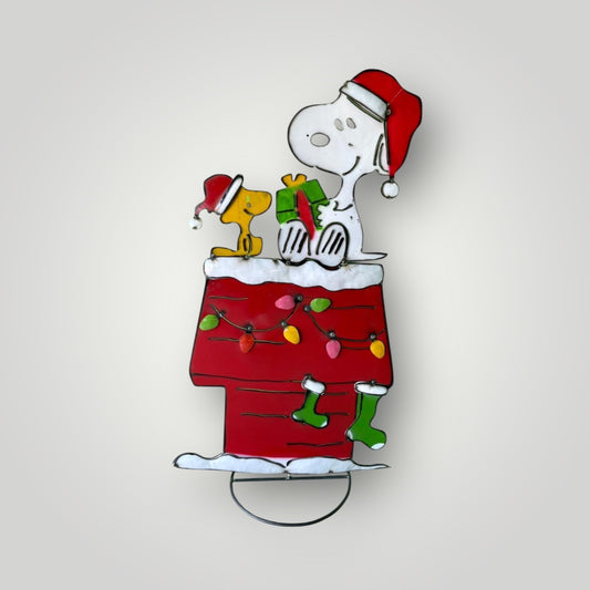 Snoopy con Chimenea